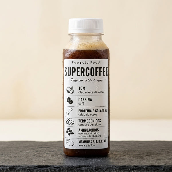 Supercoffee Papoula Food — Feito com Caldo de Ossos (6 unid)