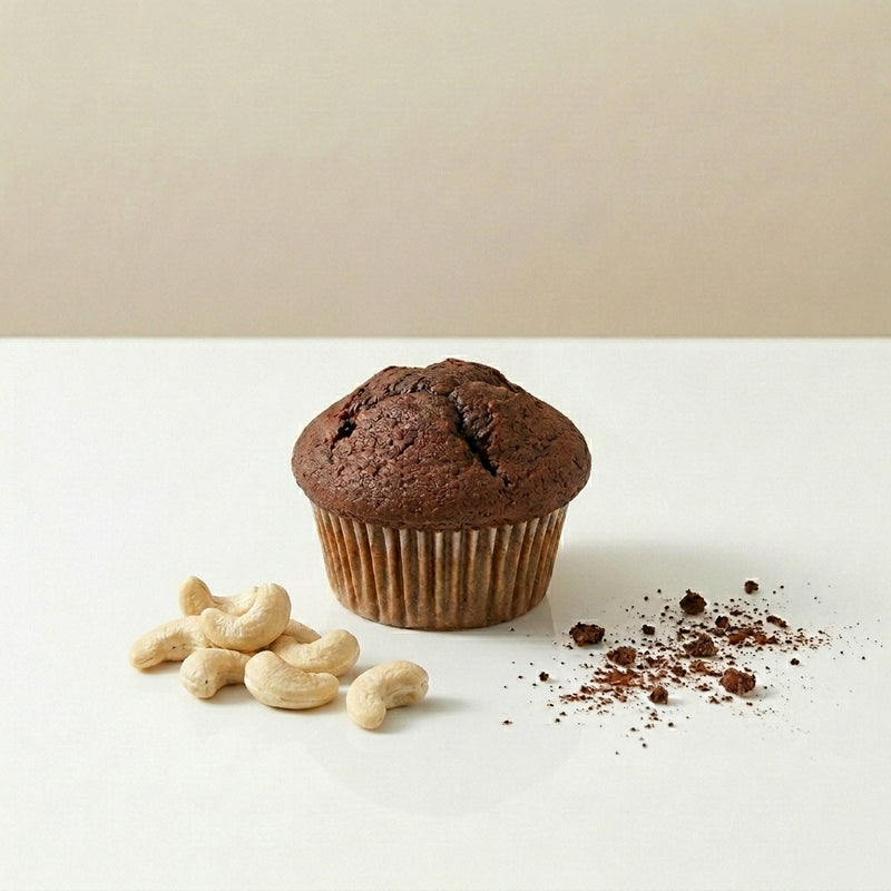 Muffin de Cacau Proteico — Chocolate de Verdade Sem Culpa | Sem Glúten e Sem Açúcar 80 g