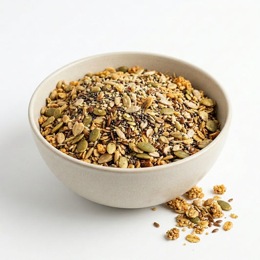 Granola Proteica Salgada — O Crunchy Funcional Para Saladas, Sopas e Iogurtes 100 g