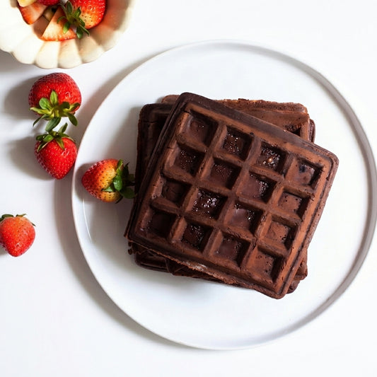 Waffle Proteico — Sem Glúten, Sem Lactose  80 g